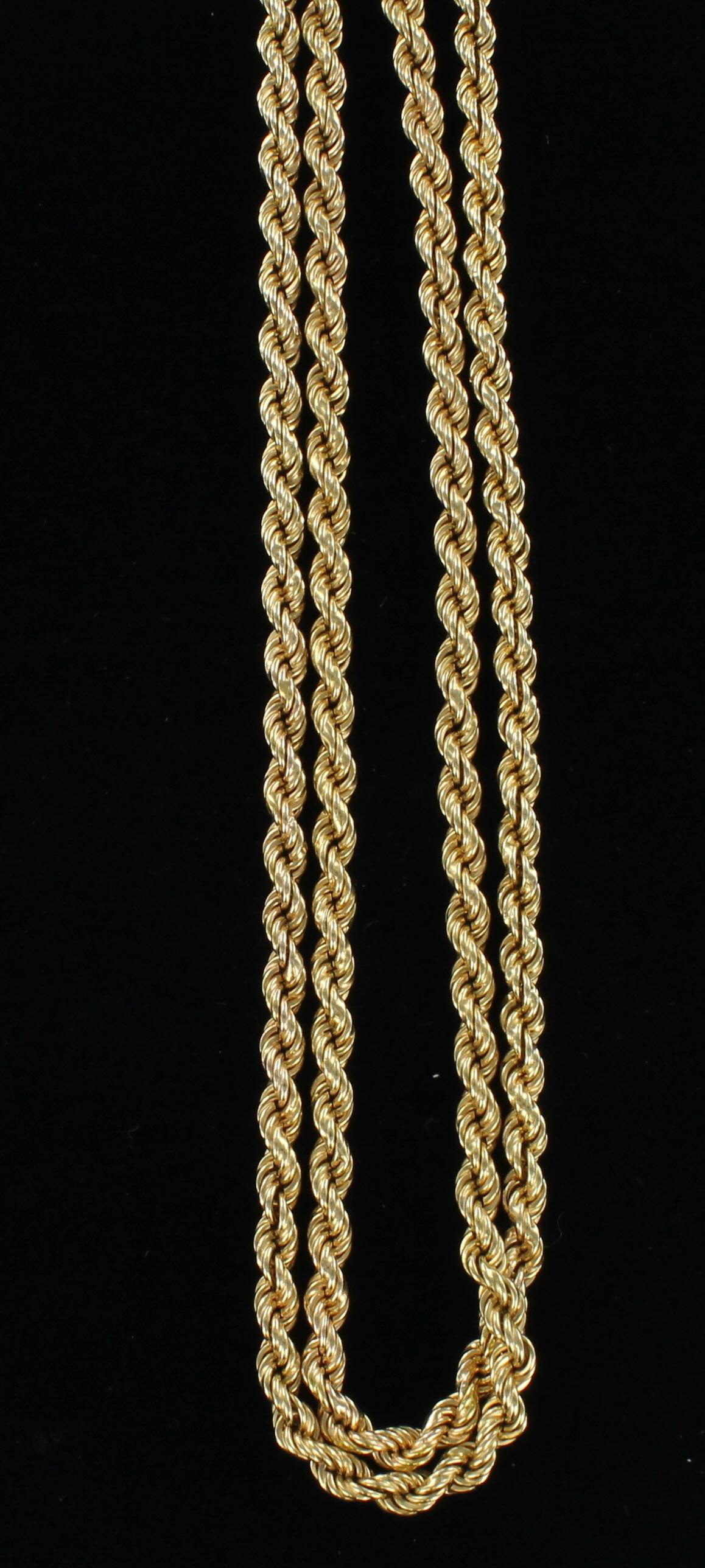 18KT CHAIN, 30 INCHES