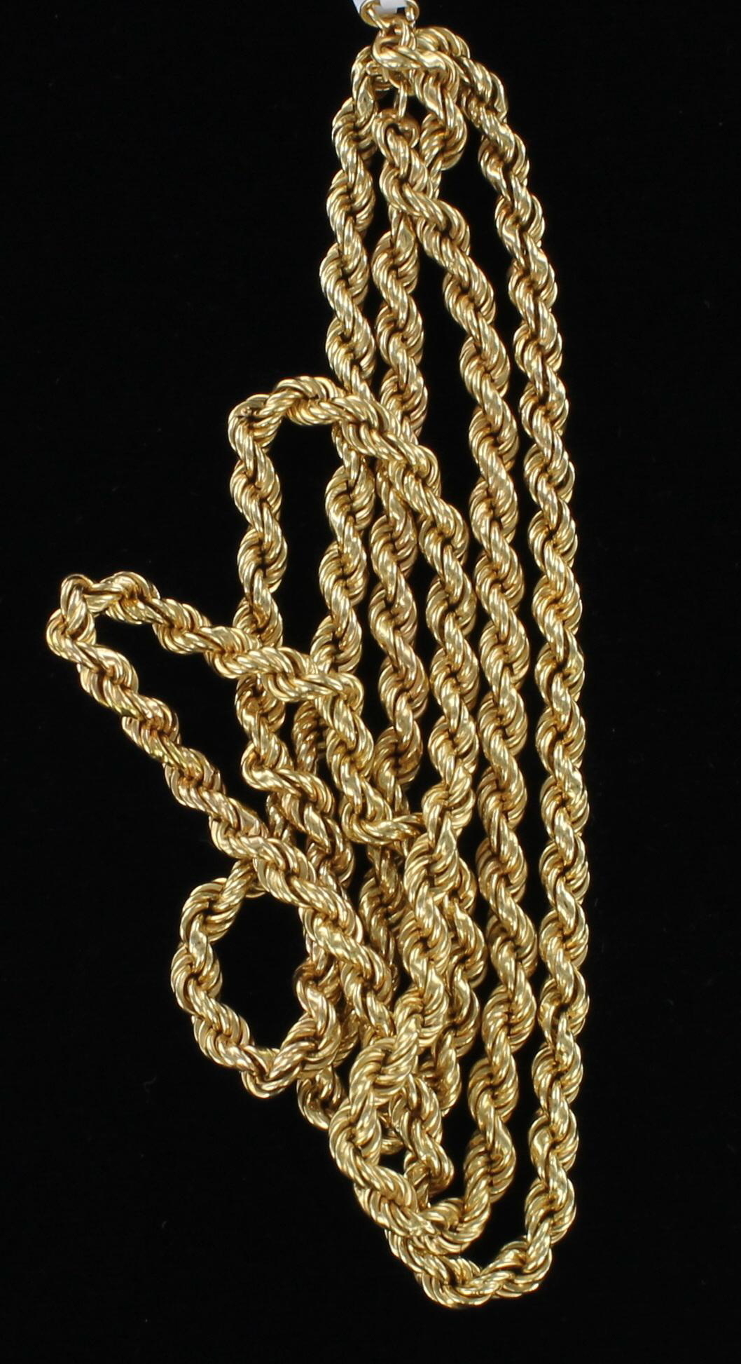18KT CHAIN, 30 INCHES