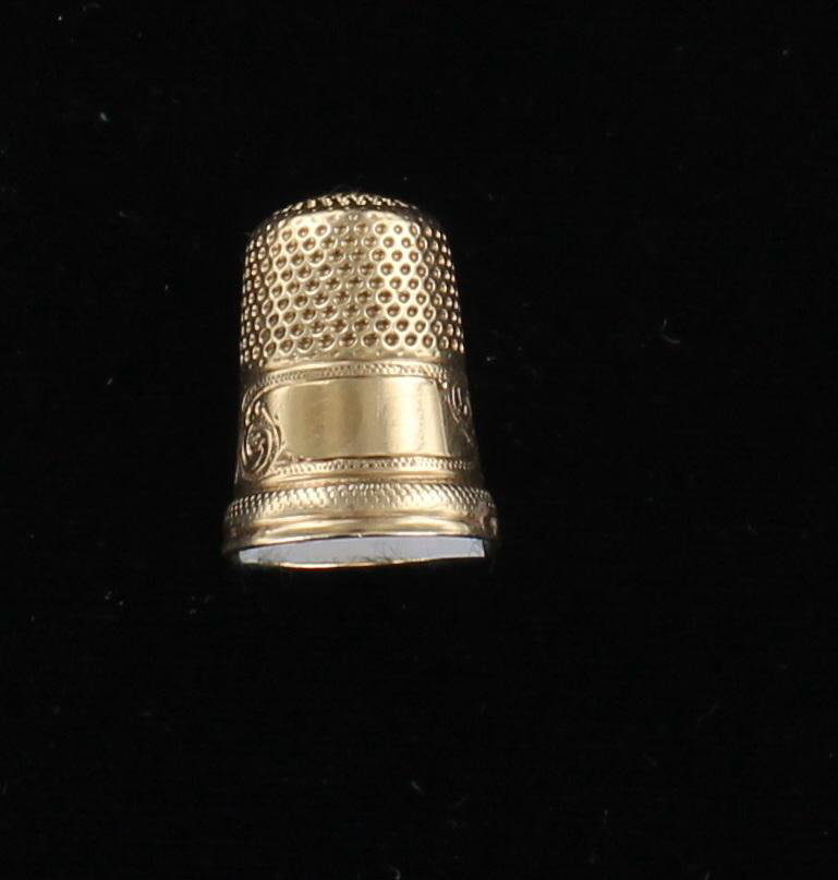 14KT THIMBLE CIRCA 1900