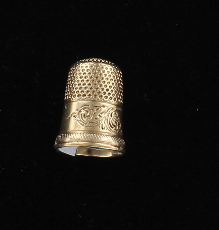 14KT THIMBLE CIRCA 1900