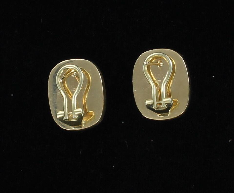 14KT AMBER EARRINGS