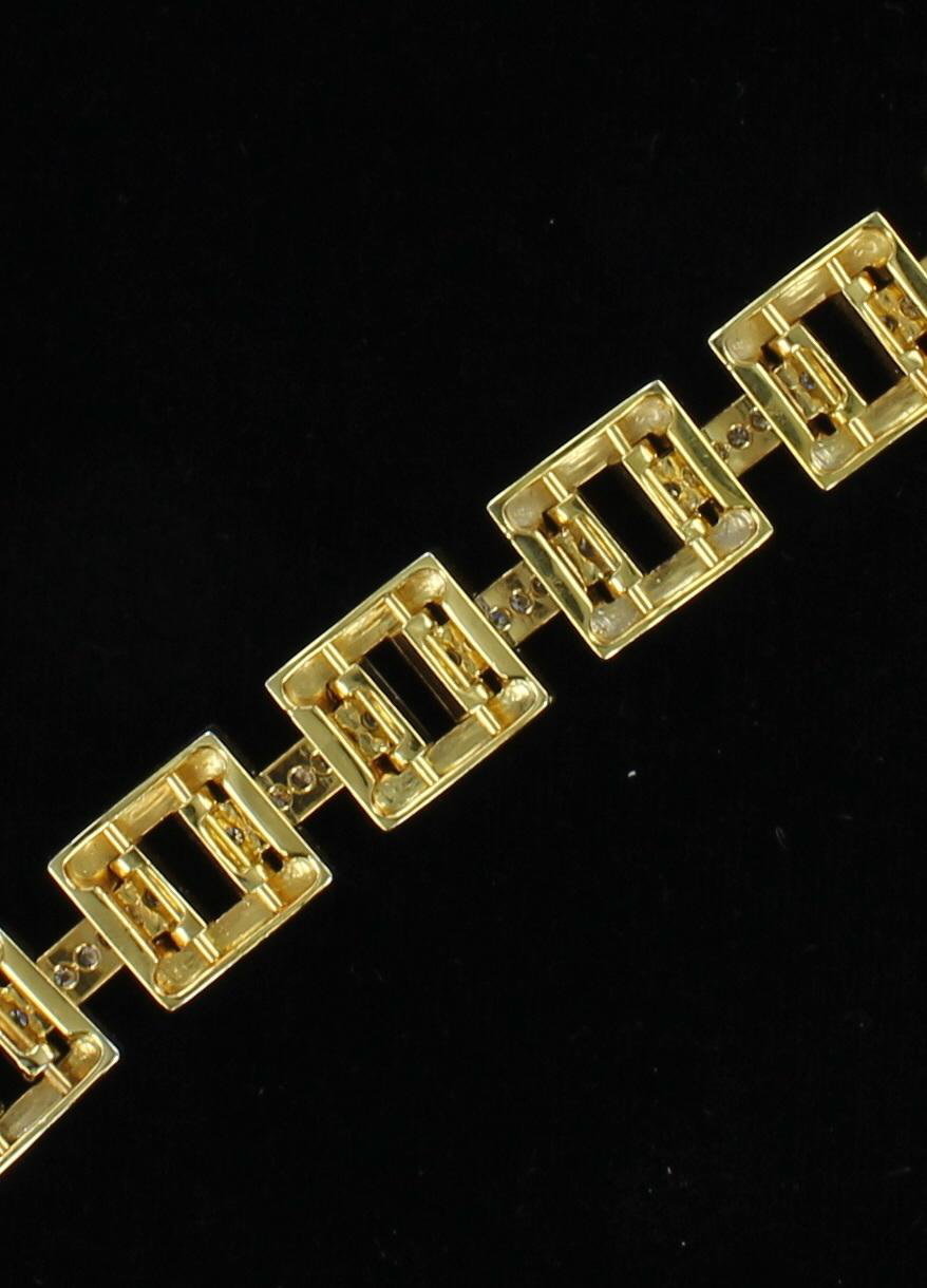 14KT 3.0 CT TW DIAMOND BRACELET