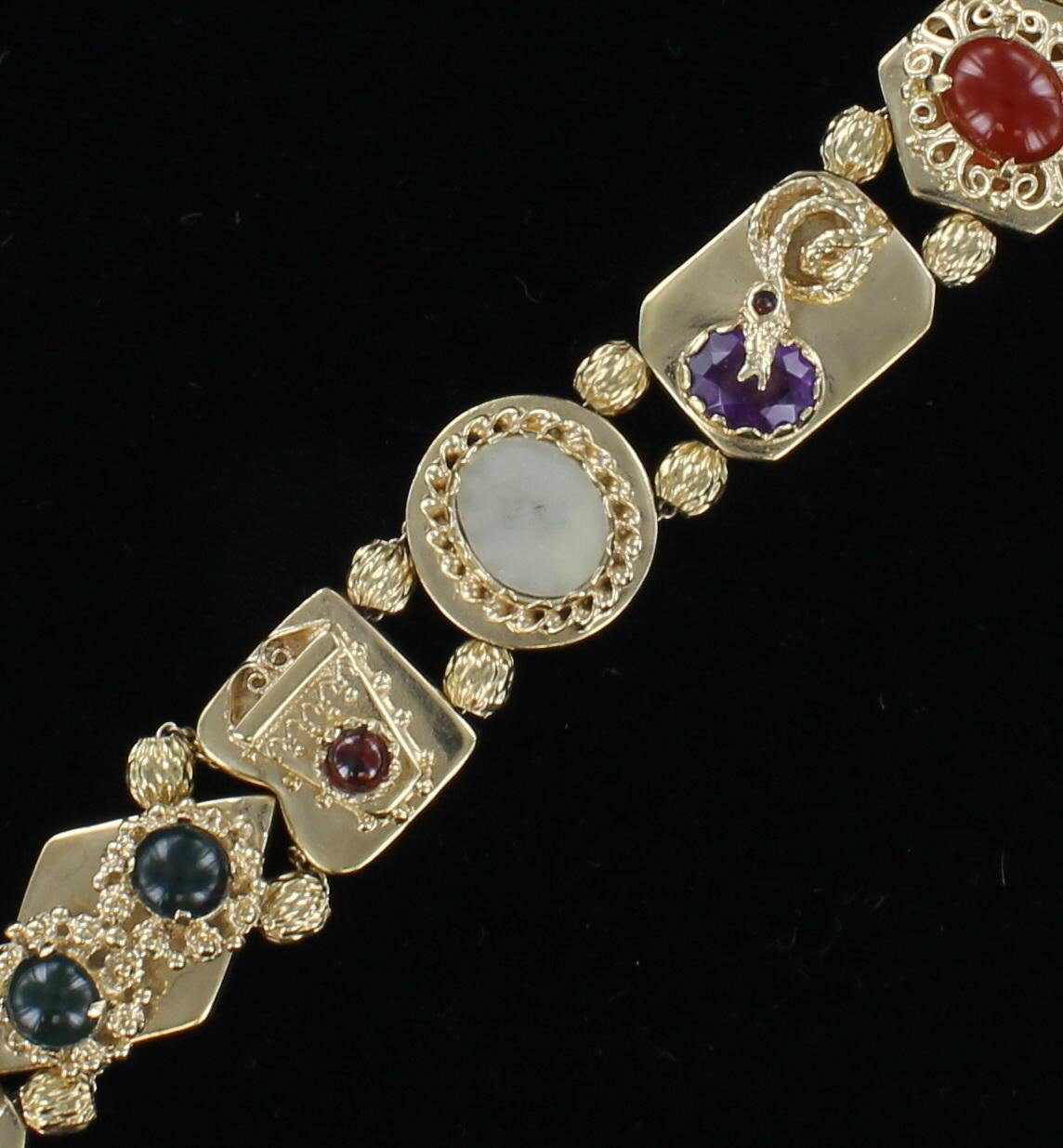 14KT SLIDE BRACELET