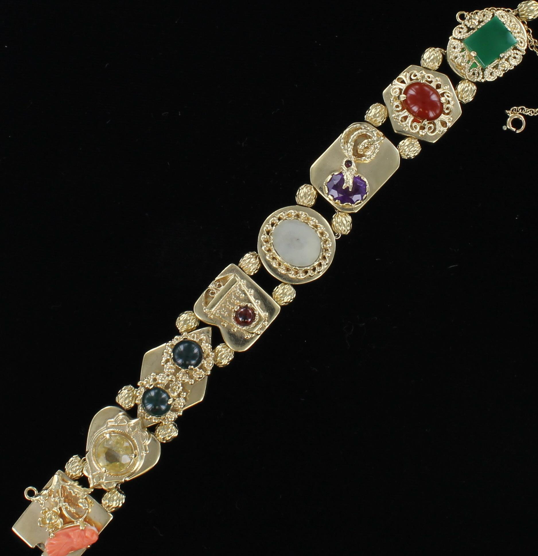 14KT SLIDE BRACELET