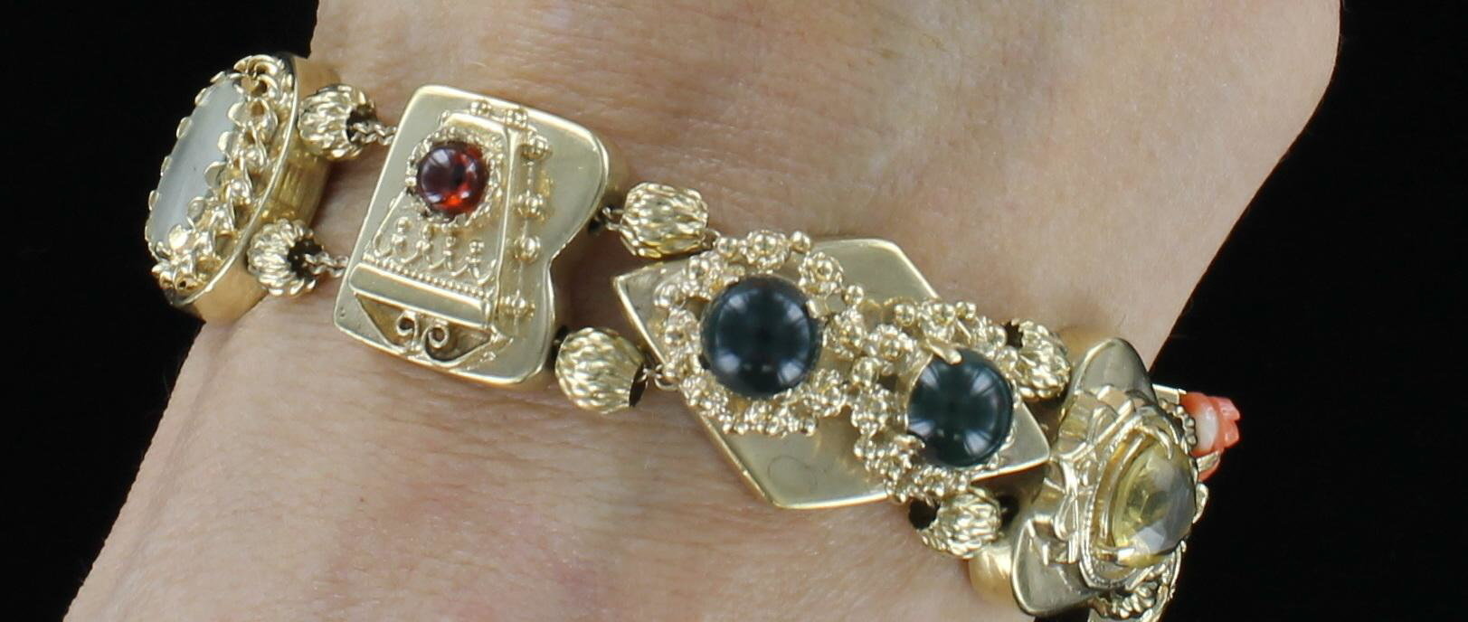 14KT SLIDE BRACELET