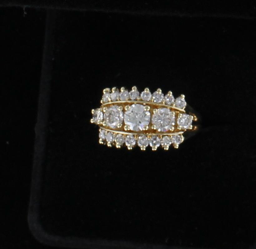 14KTY 1.30 CT TW DIAMOND RING 099-1660