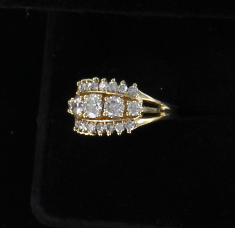 14KTY 1.30 CT TW DIAMOND RING