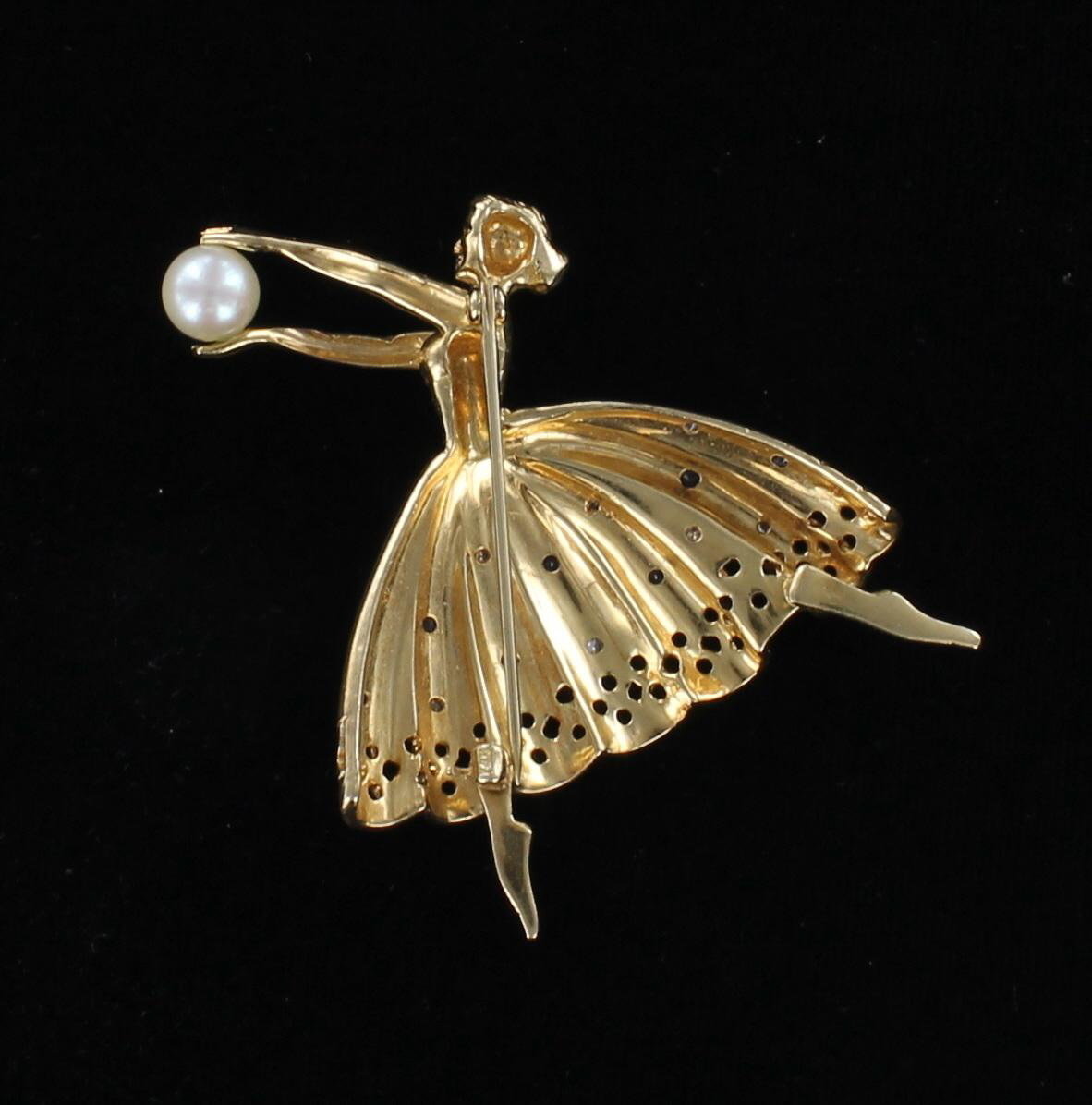 14KT BALLERIA PIN