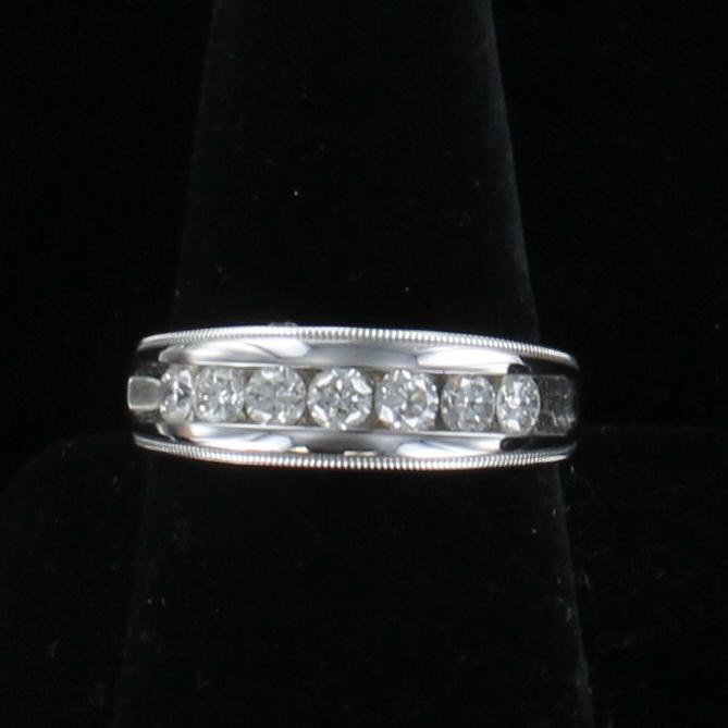 14KT 1.25 CT TW DIAMOND BAND
