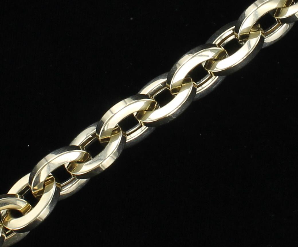 14KT LINK BRACELET 198-23686