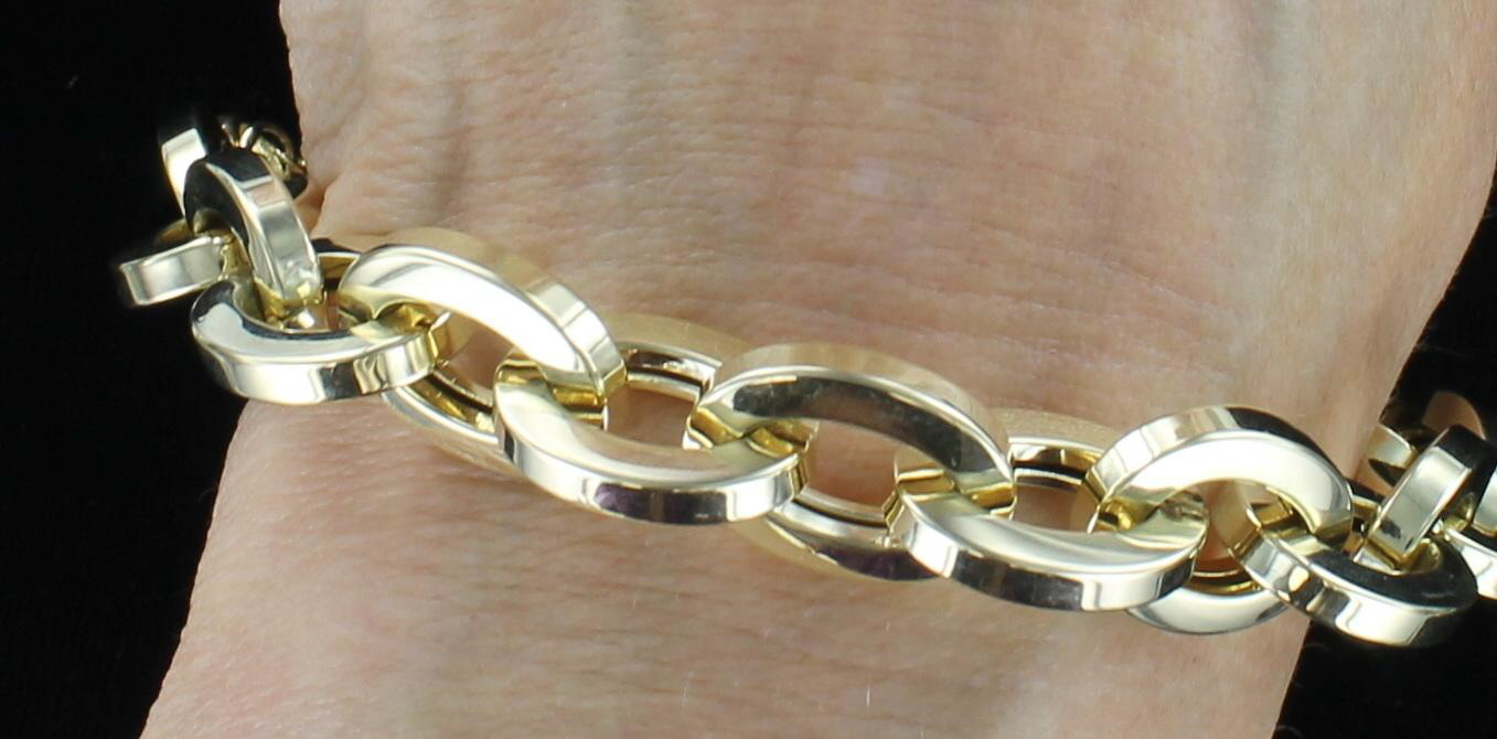 14KT LINK BRACELET