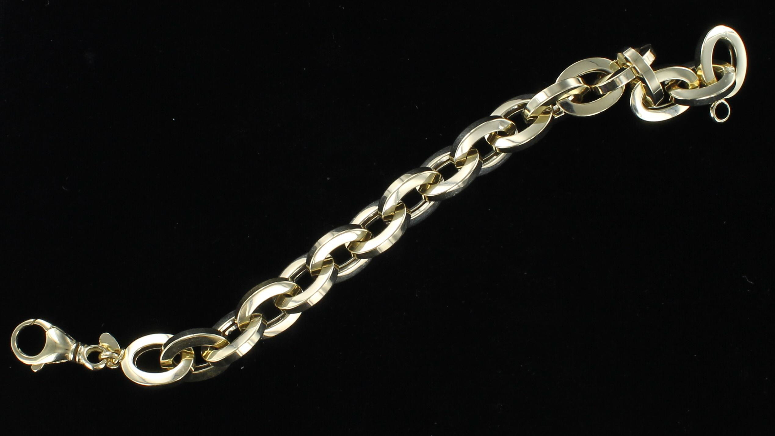 14KT LINK BRACELET
