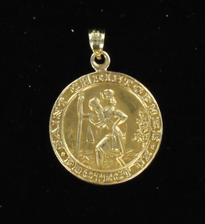 14KTY ST. CHRISTOPHER'S MEDAL 198-23183