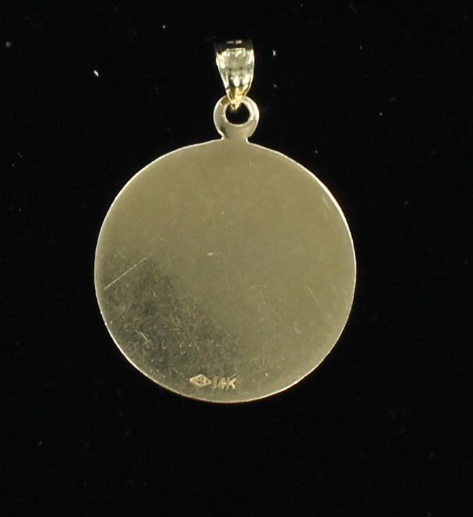 14KTY ST. CHRISTOPHER'S MEDAL