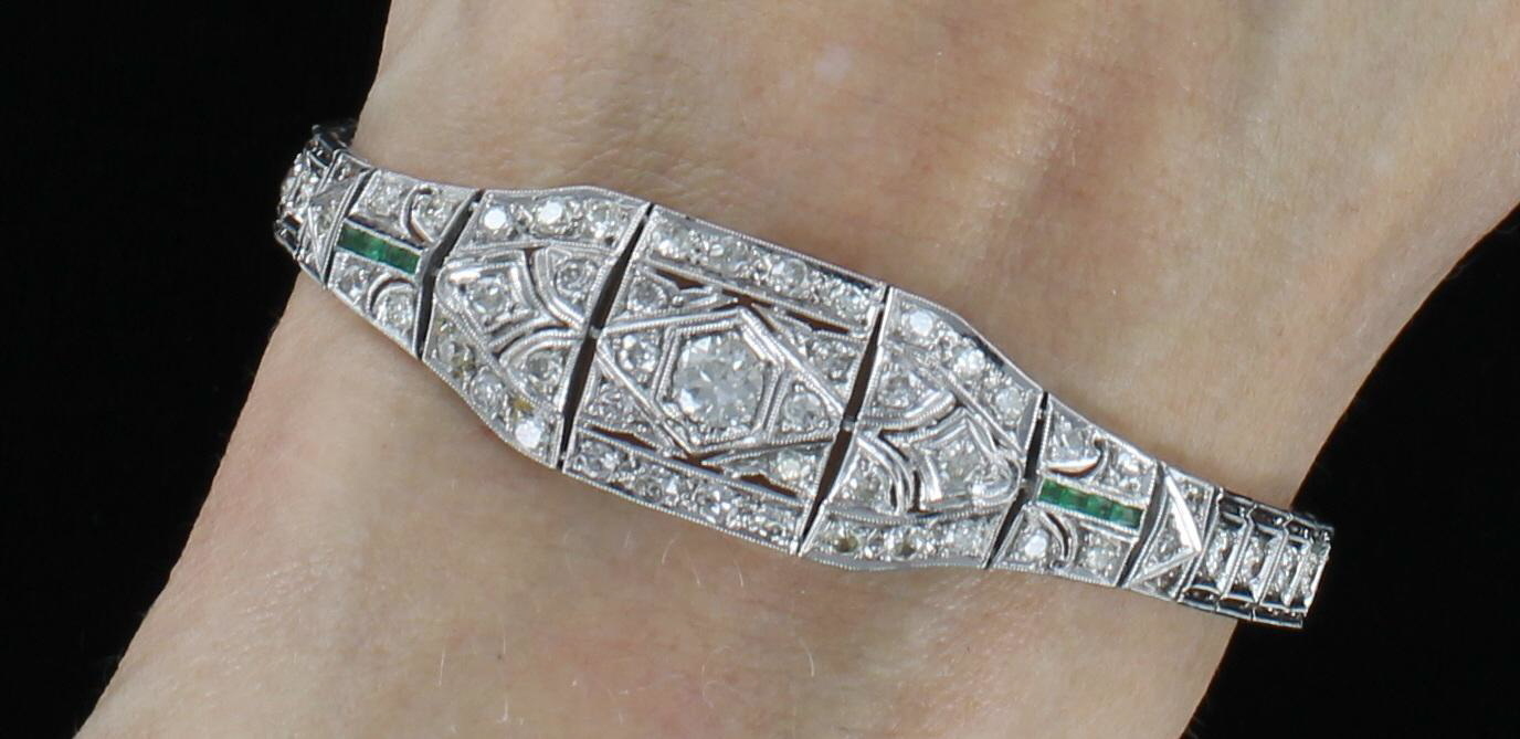 ART DECO DIAMOND BRACELET