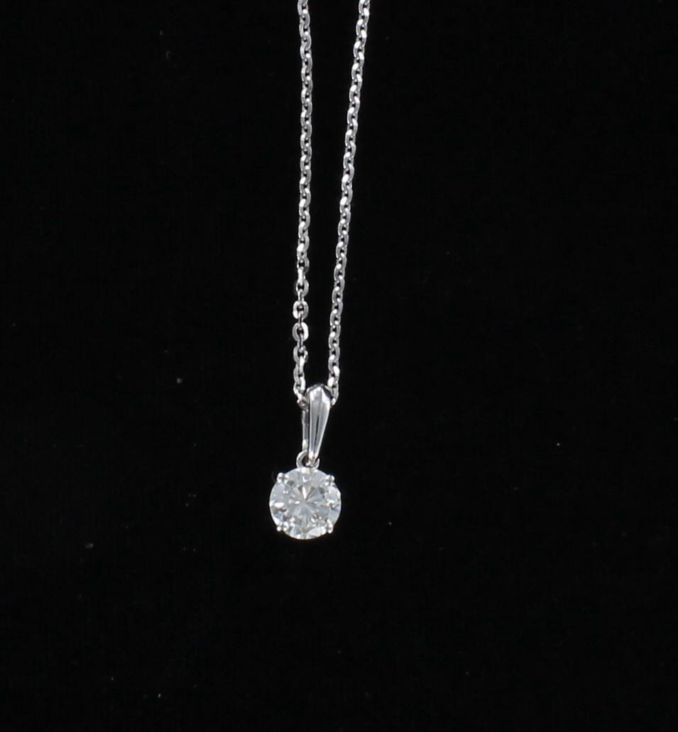 14KT DIAMOND PENDANT 195-4306