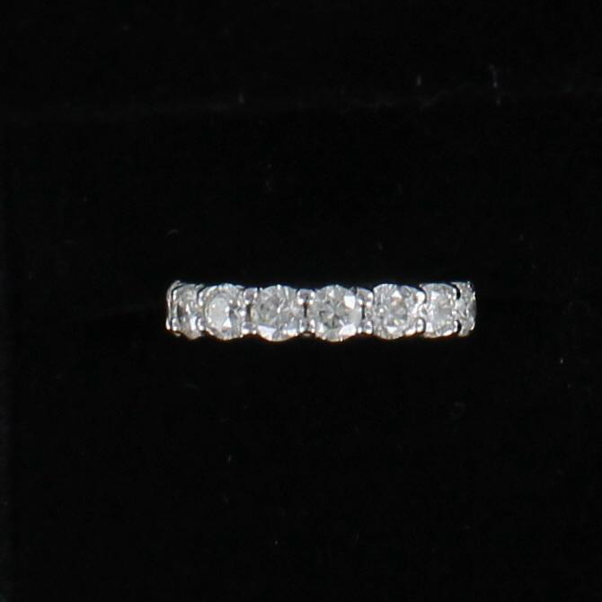 14KT DIAMOND ETERNITY BAND, SZ 5 198-22953