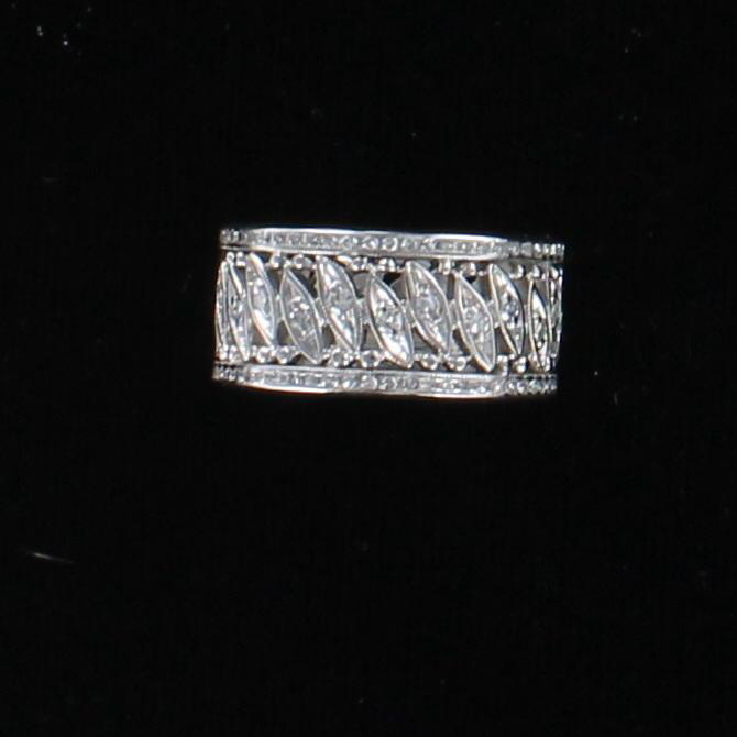 14KTW DIAMOND ETERNITY BAND, SZ 6.75 101-2897