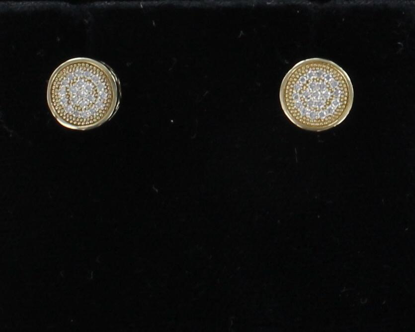 14KT DIAMOND EARRINGS 198-23778