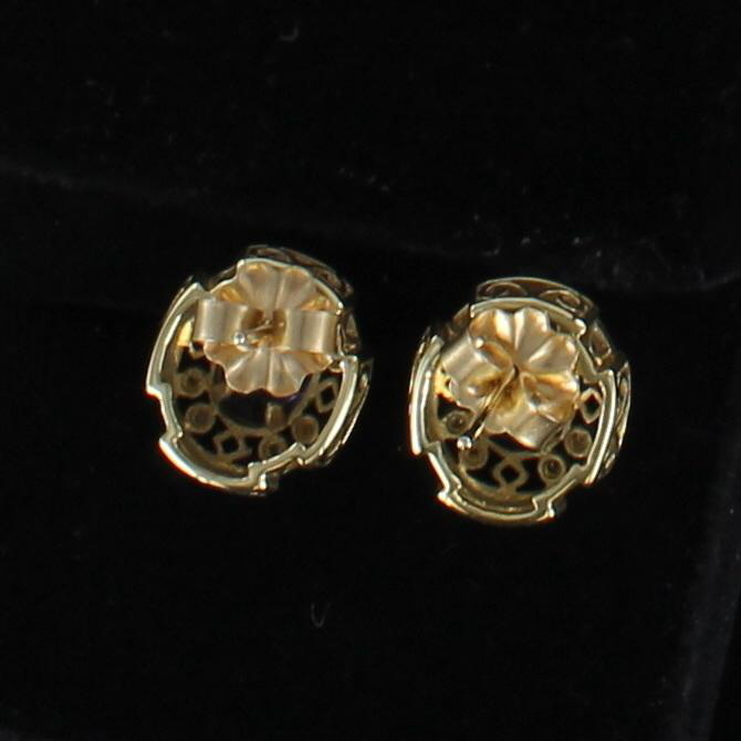 14KTY 2.0 CT TW SAPPHIRE EARRINGS