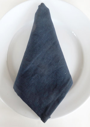 Napkins, Navy - Set of 6 Napkins, Navy - Set of 6