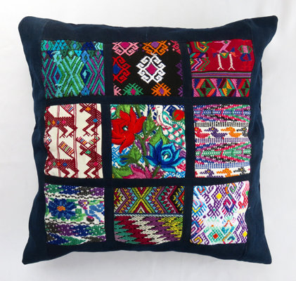 Multi-Huipil Cushion Cover Multi-Huipil Cushion Cover