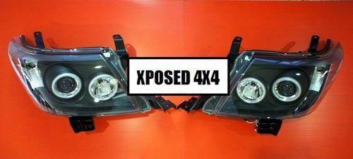 Angel Eyes Black Head Lights Pair 00049
