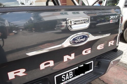 Ford Ranger Tail Gate Chrome Garnish Ford Ranger Tail Gate Chrome Garnish