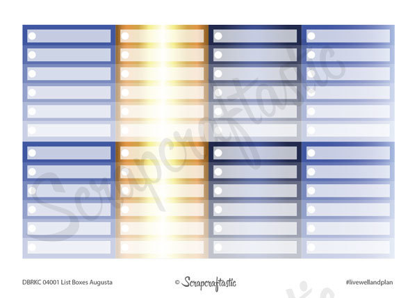 Augusta Planner Sticker Sampler