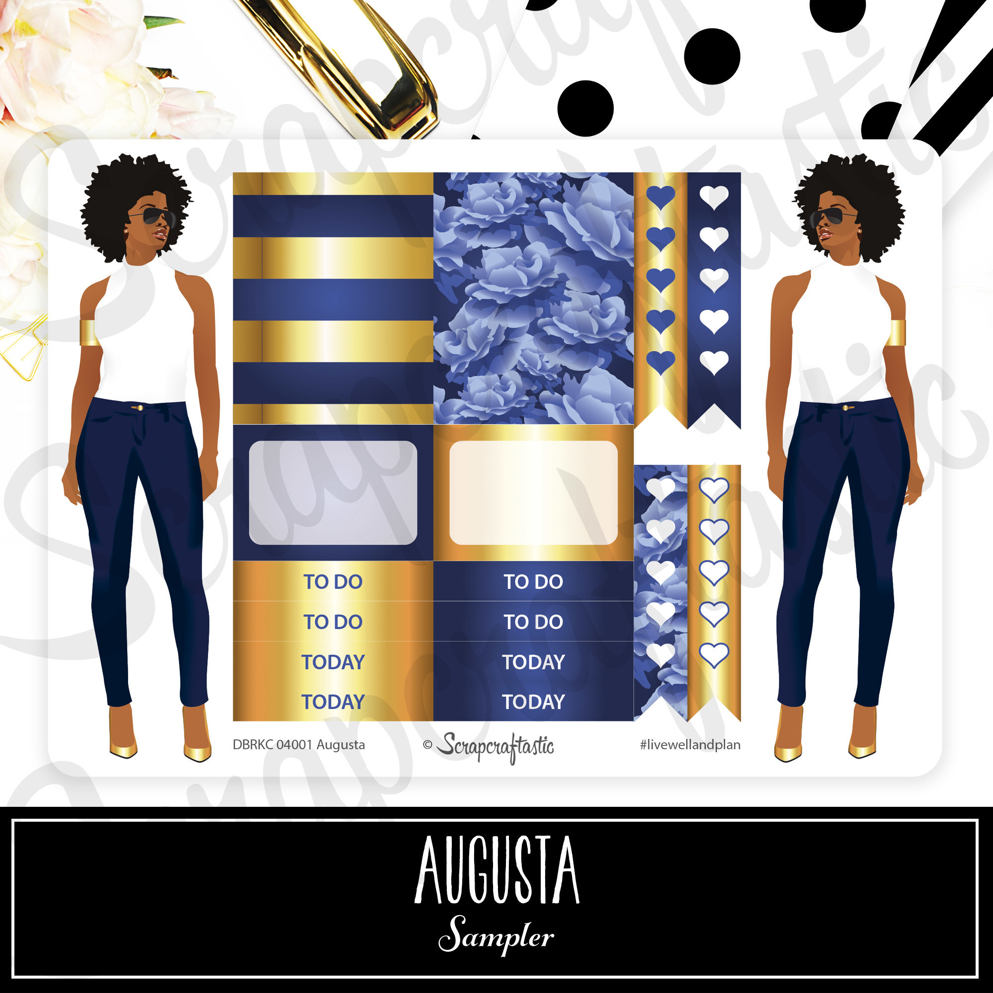 Augusta Planner Sticker Sampler 00802