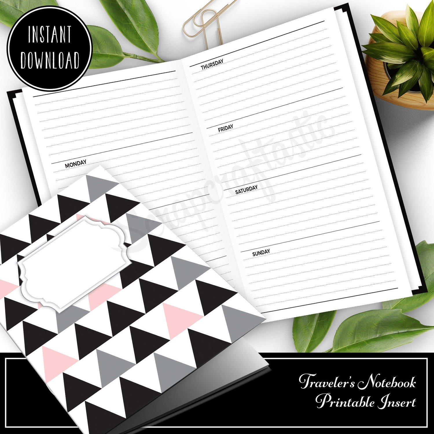 Shop Scrapcraftastic CAHIER Horizontal Lined Undated Weekly 