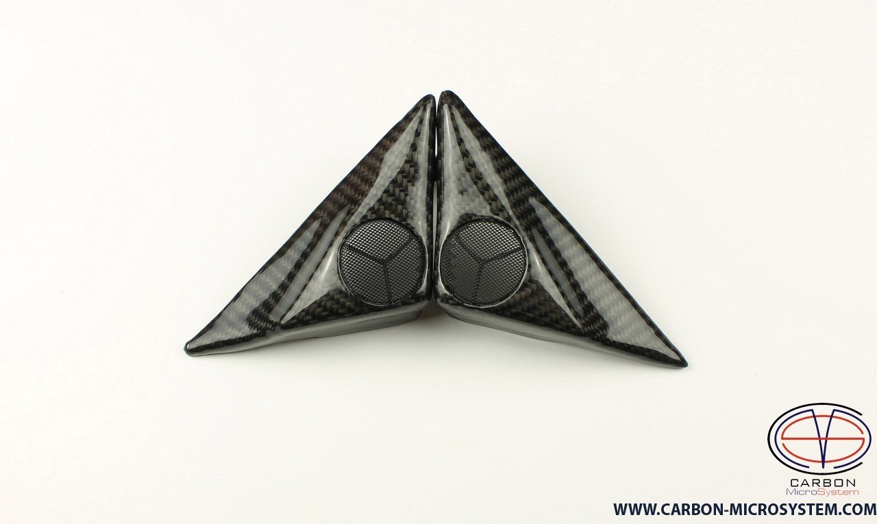 Carbon fiber door speaker covers