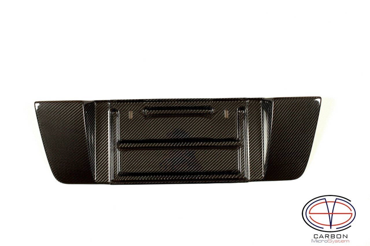 Short number plate panel surround from Carbon Fiber for Lexus is200, is300 2018-12