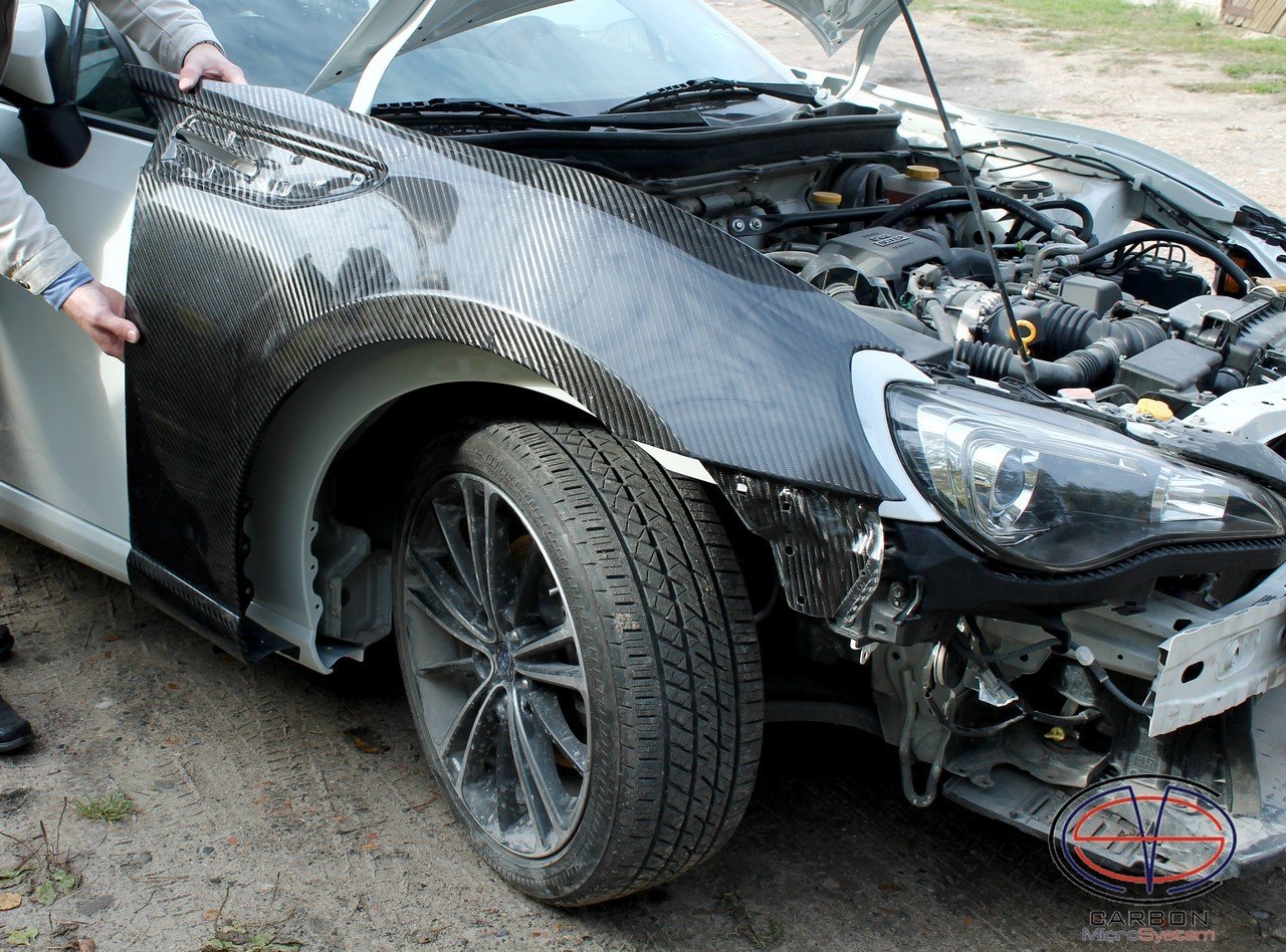 Front fenders for TOYOTA GT86 from Carbon Fiber