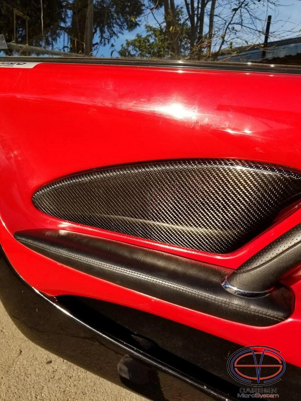 Door panel insert from Carbon Fiber for TOYOTA Celica T23