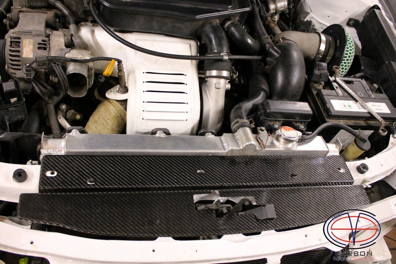 Radiator cooling panel from Carbon Fiber for TOYOTA Celica