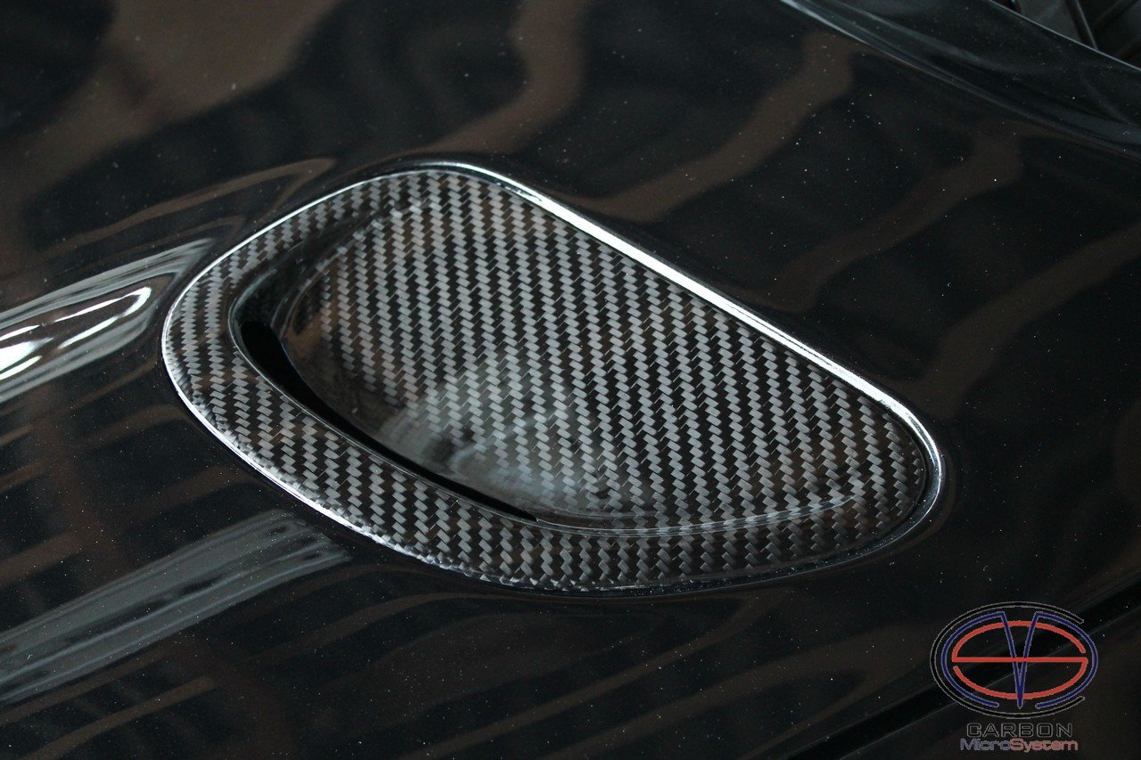 Inserts in hood from Carbon fiber for TOYOTA Celica