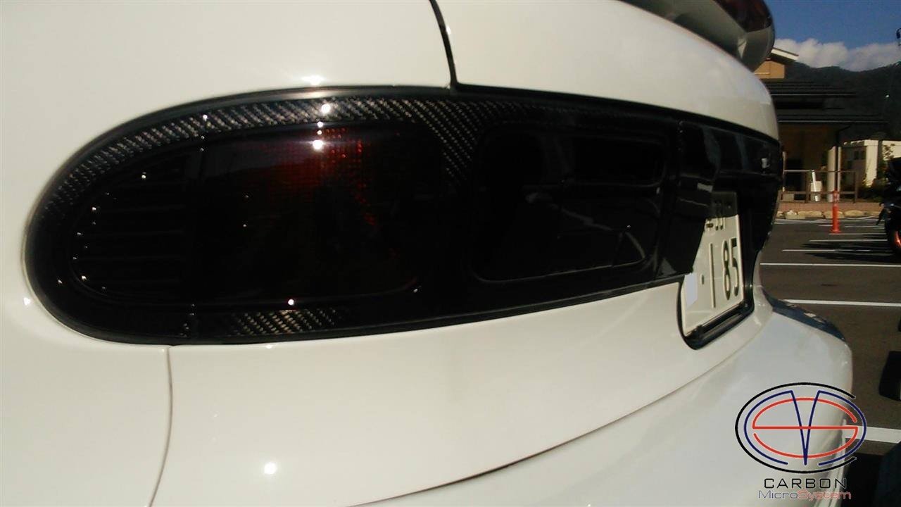 Number plate panel surround (Long) from Carbon Fiber for TOYOTA Celica