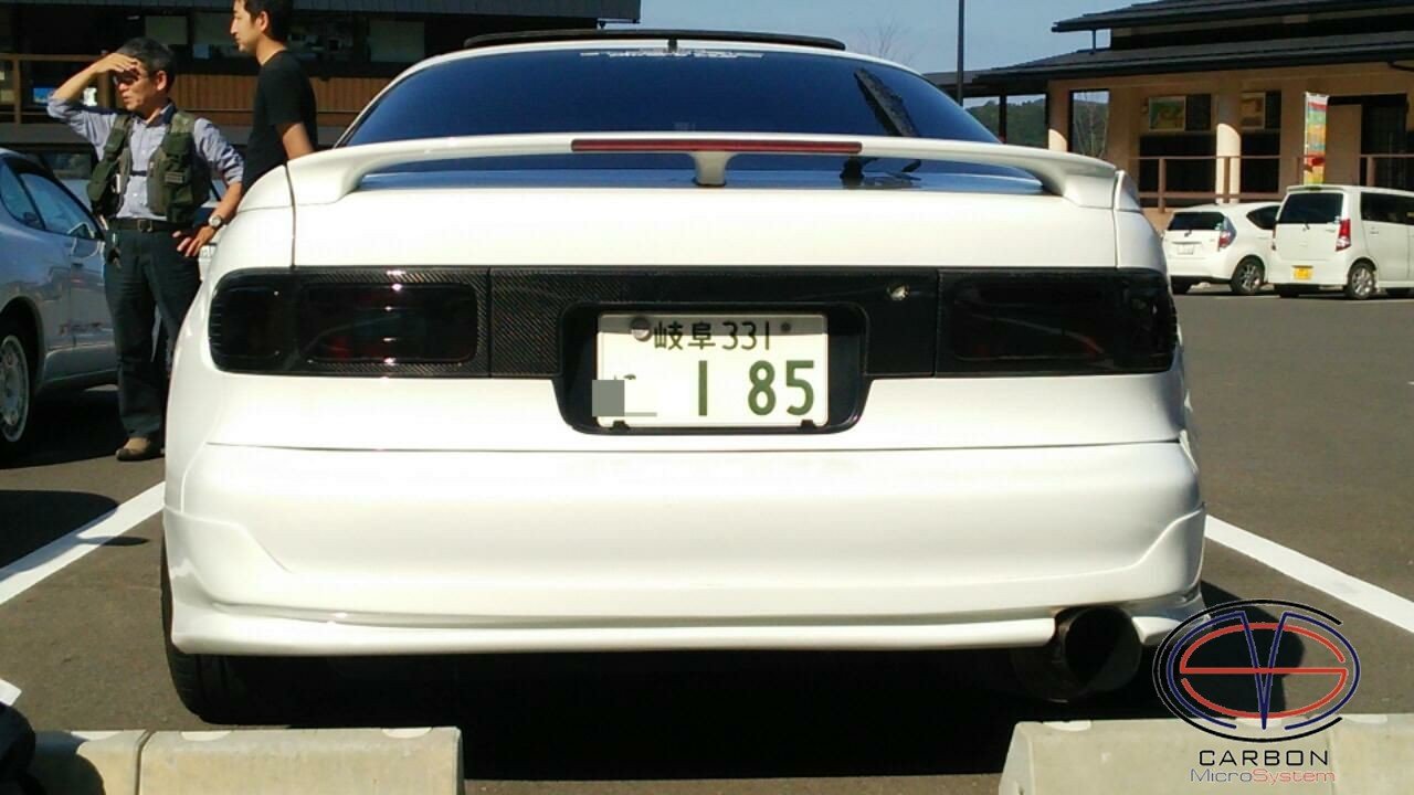 Number plate panel surround