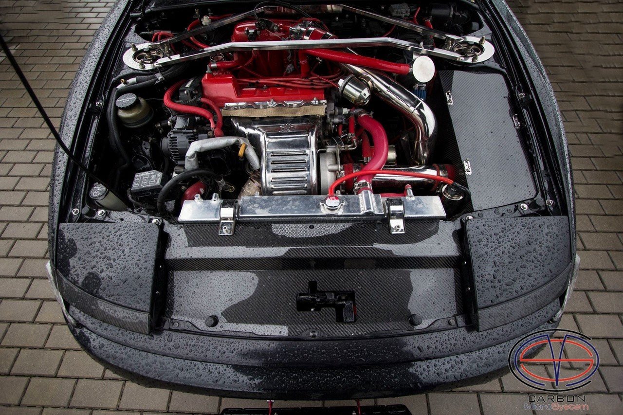 Radiator cooling panel from Carbon Fiber for TOYOTA Celica