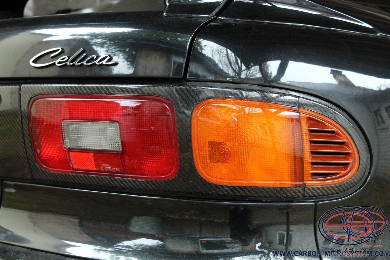Rear lights surround from Carbon Fiber for TOYOTA