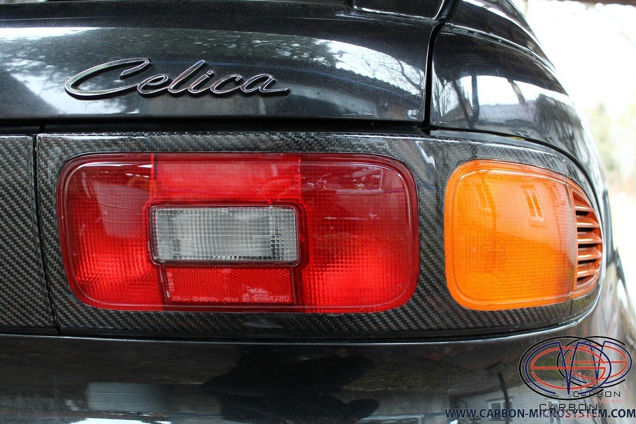Rear lights surround from Carbon Fiber for TOYOTA Celica