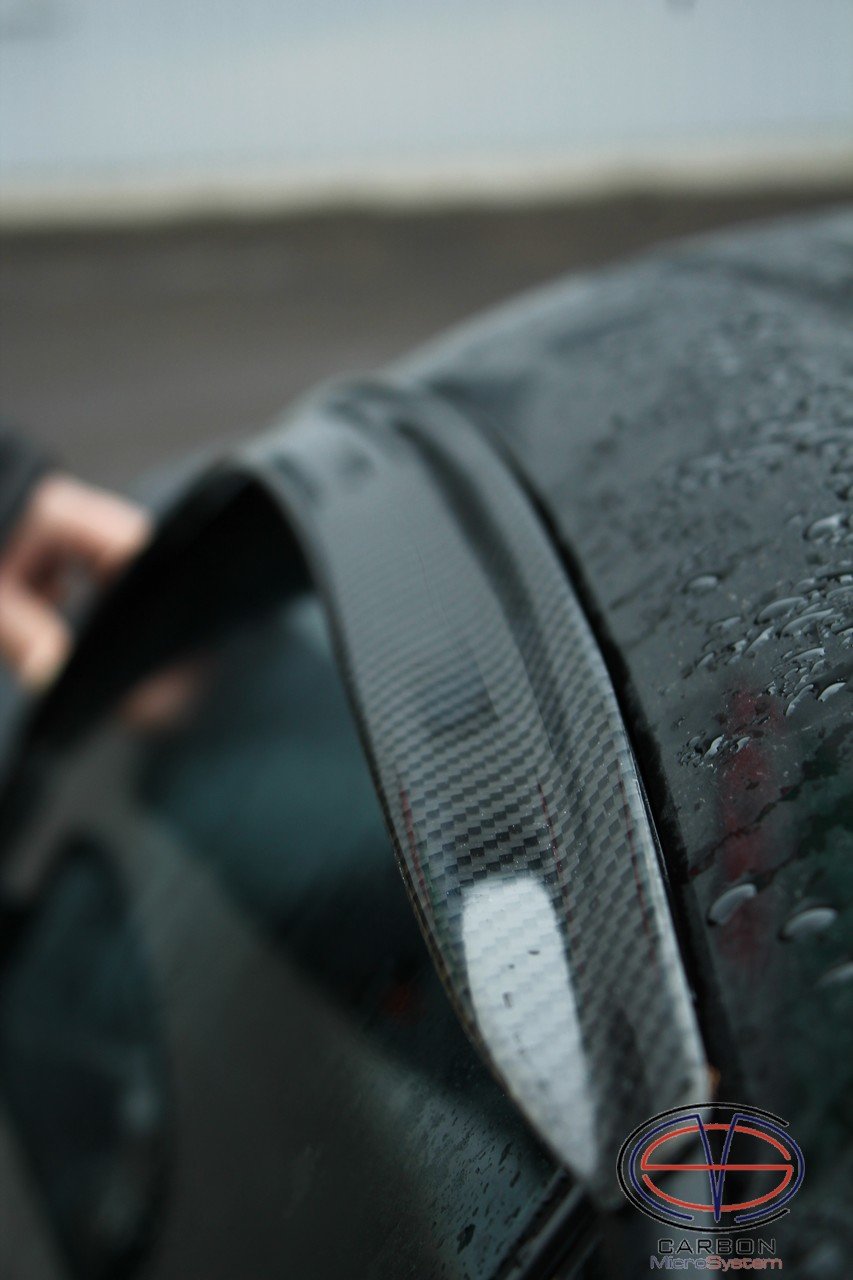Window Wind - Rain Deflectors from Carbon Fiber