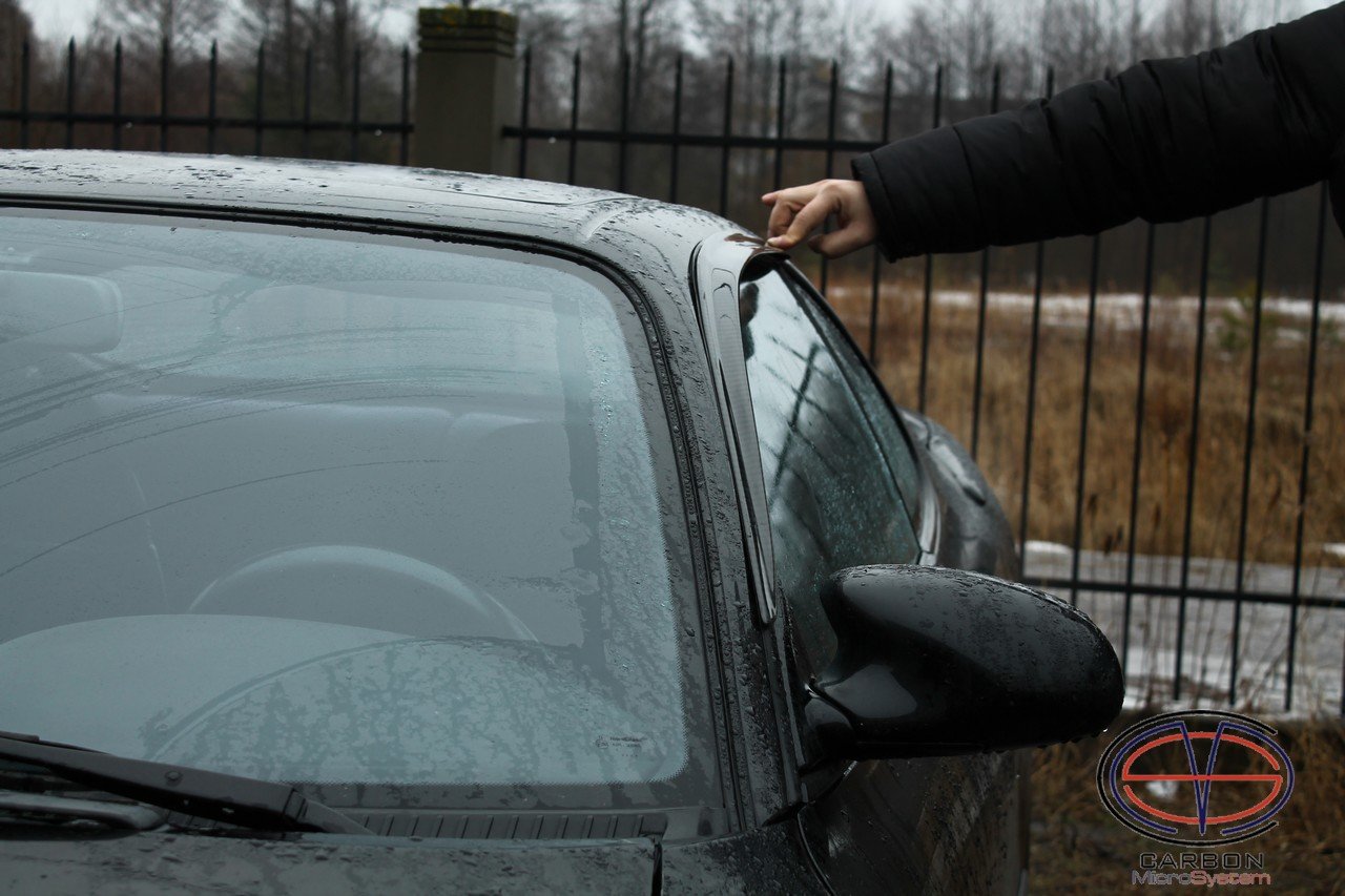 Window Wind - Rain Deflectors from Carbon Fiber for TOYOTA Celica ST 182, ST 183, ST 185 GT4