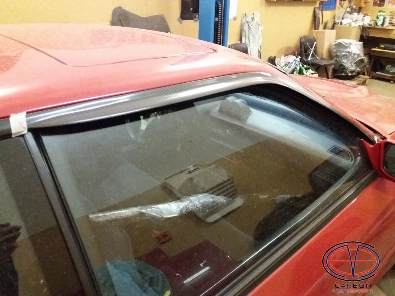 Window Wind - Rain Deflectors from Carbon Fiber Celica ST162, ST165 GT4