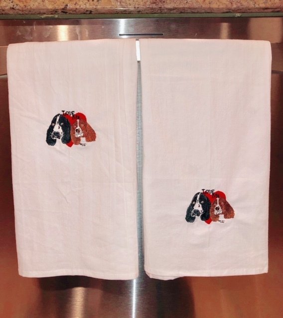 Love Me cotton Flour Sack Tea Towels Love Me cotton Flour Sack Tea Towels