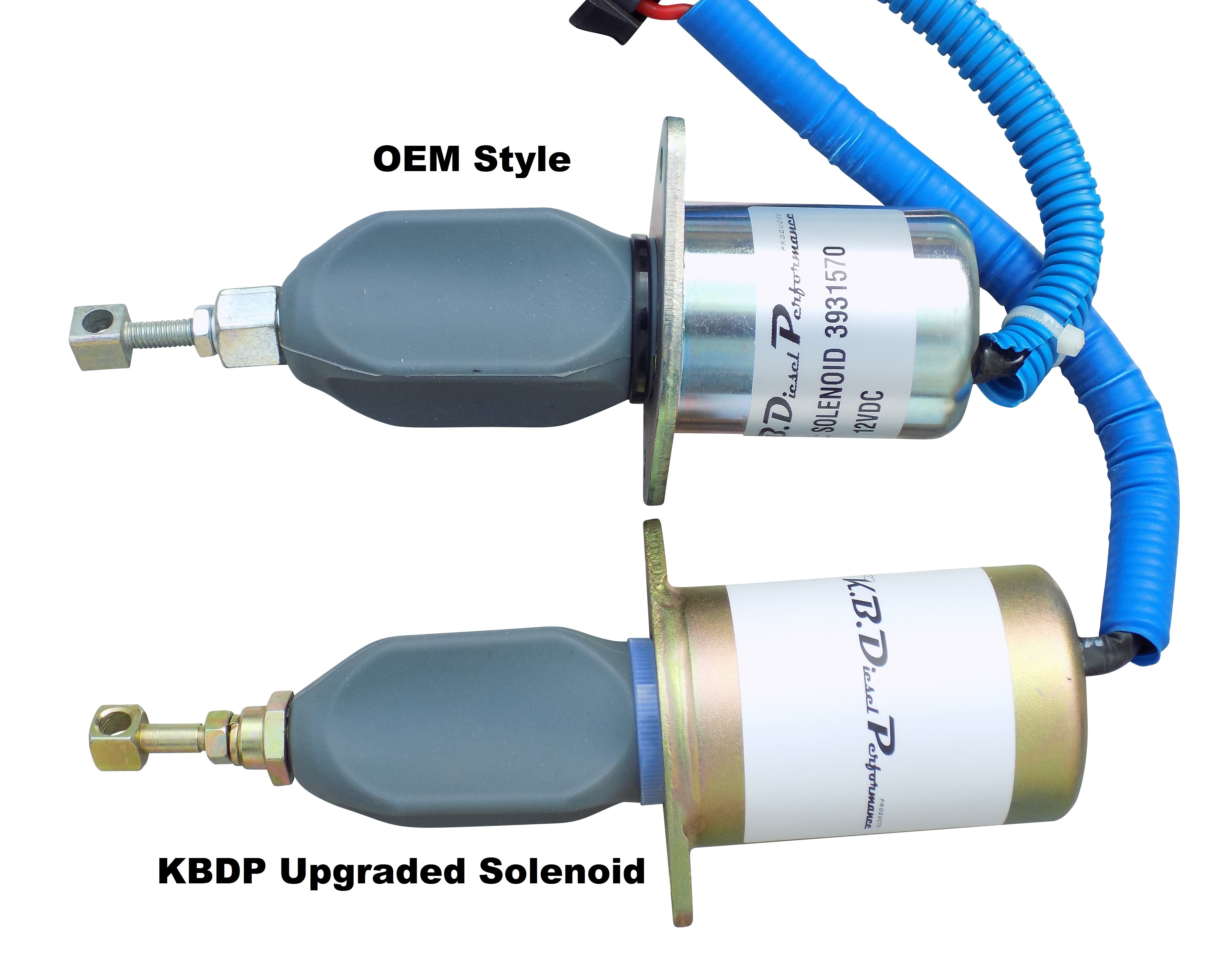 Heavy duty upgraded 5 9l cummins fuel shut off solenoid 2 5 dodge