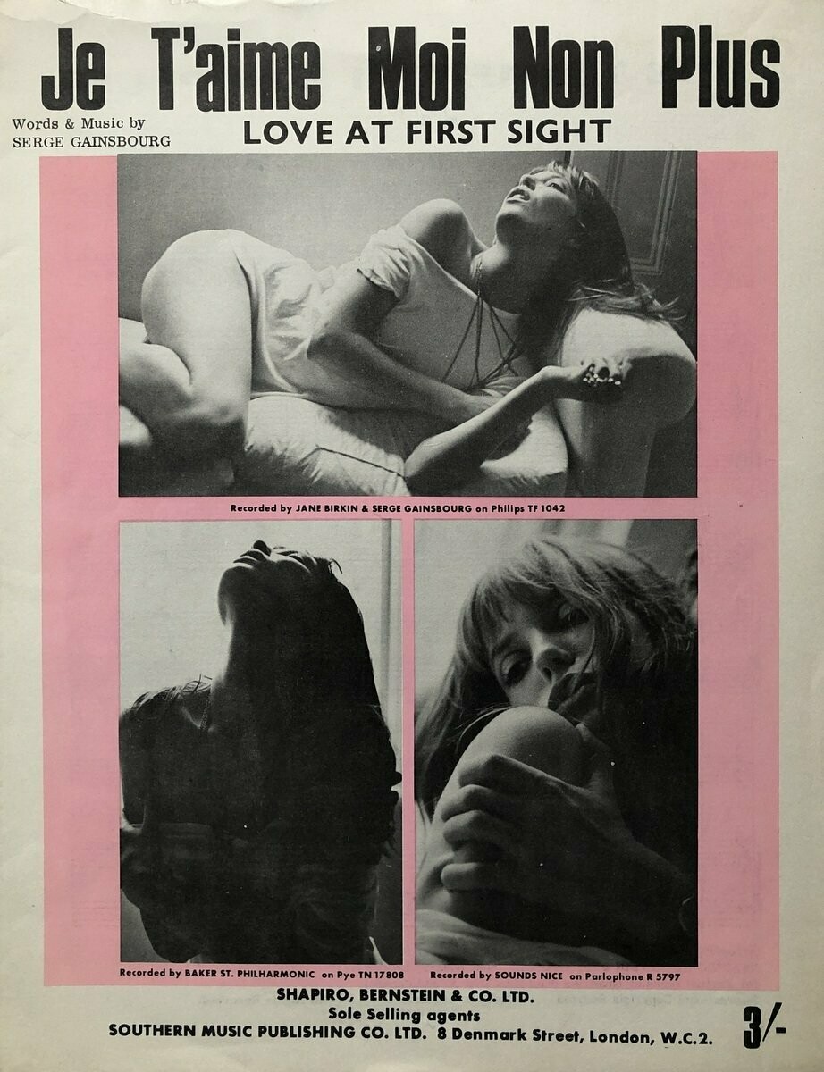 Serge Gainsbourg Je T Aime Moi Non Plus