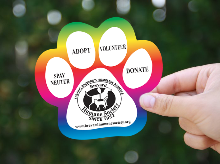 Paw Print Decal 00035