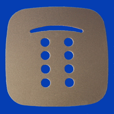 65-1995, CONTROL, OVERLAY, CUP HOLDER B-65-1995